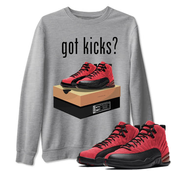 Jordan 12 Reverse Flu Game Sneaker Match Tees Got Kicks Sneaker Tees Jordan 12 Reverse Flu Game Sneaker Release Tees Unisex Shirts