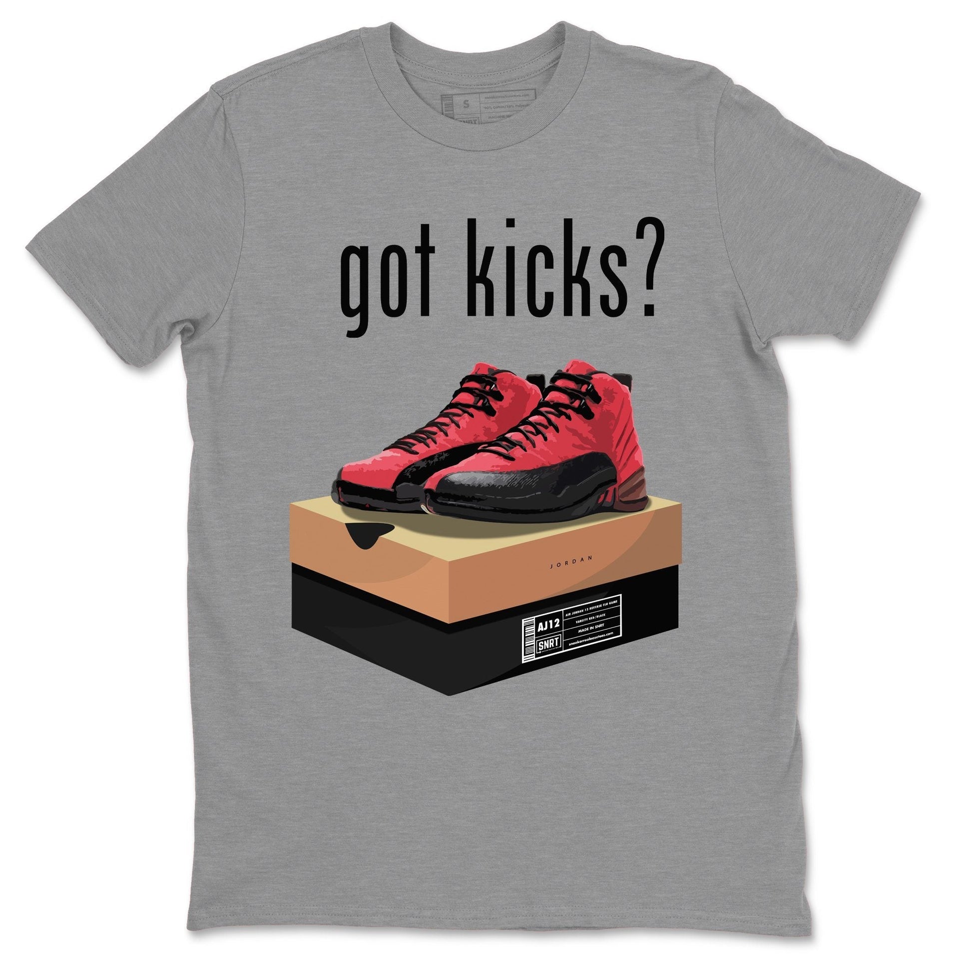 Jordan 12 Reverse Flu Game Sneaker Match Tees Got Kicks Sneaker Tees Jordan 12 Reverse Flu Game Sneaker Release Tees Unisex Shirts