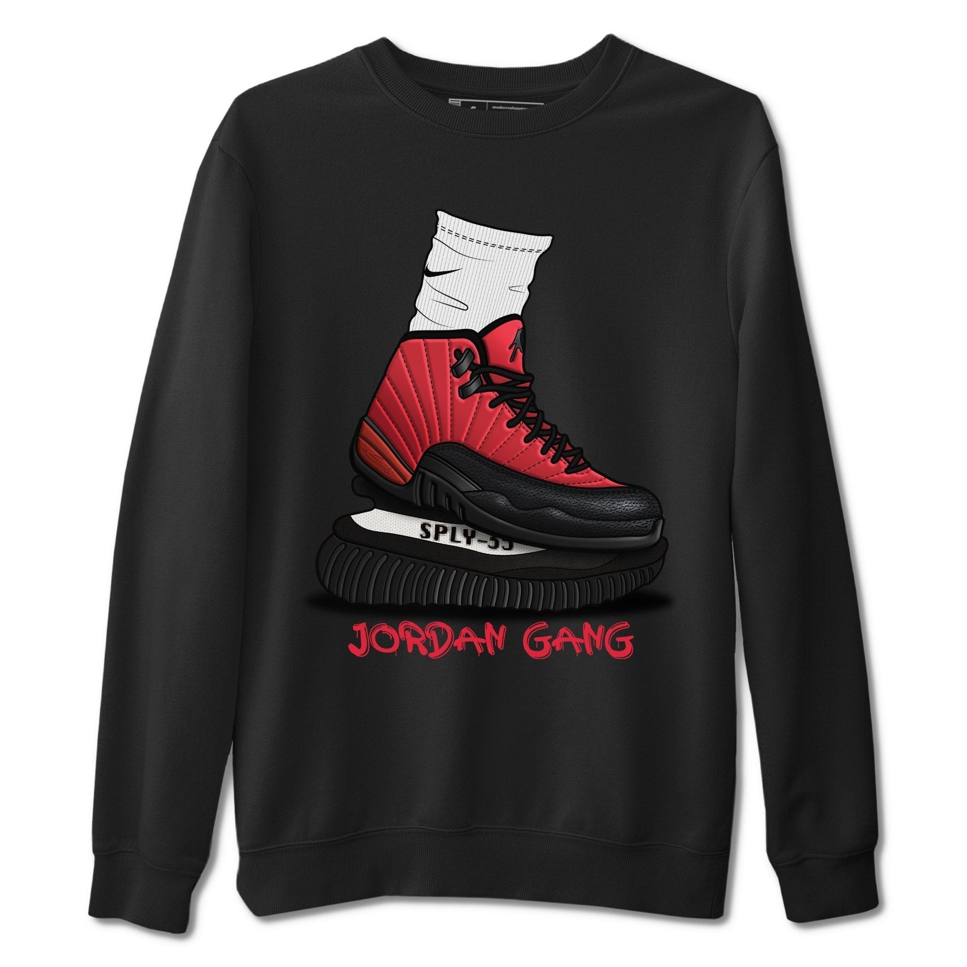 Jordan 12 Reverse Flu Game Sneaker Match Tees Jordan Gang Sneaker Tees Jordan 12 Reverse Flu Game Sneaker Release Tees Unisex Shirts