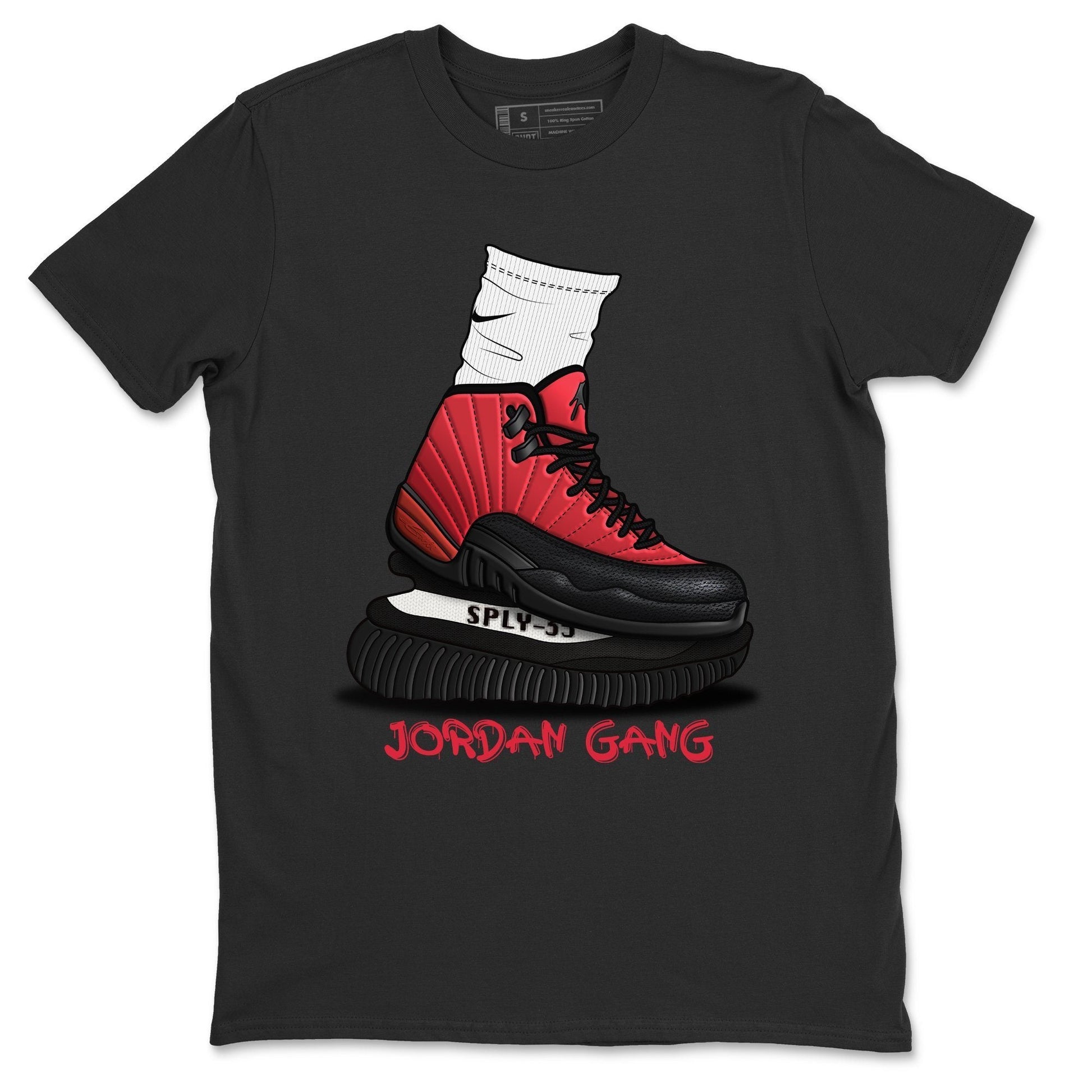 Jordan 12 Reverse Flu Game Sneaker Match Tees Jordan Gang Sneaker Tees Jordan 12 Reverse Flu Game Sneaker Release Tees Unisex Shirts