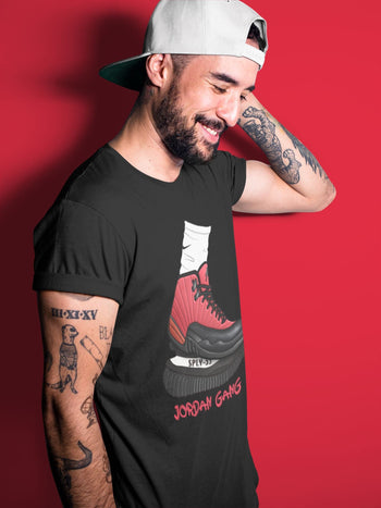 Jordan 12 Reverse Flu Game Sneaker Match Tees Jordan Gang Sneaker Tees Jordan 12 Reverse Flu Game Sneaker Release Tees Unisex Shirts