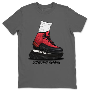 Jordan 12 Reverse Flu Game Sneaker Match Tees Jordan Gang Sneaker Tees Jordan 12 Reverse Flu Game Sneaker Release Tees Unisex Shirts
