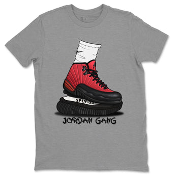 Jordan 12 Reverse Flu Game Sneaker Match Tees Jordan Gang Sneaker Tees Jordan 12 Reverse Flu Game Sneaker Release Tees Unisex Shirts