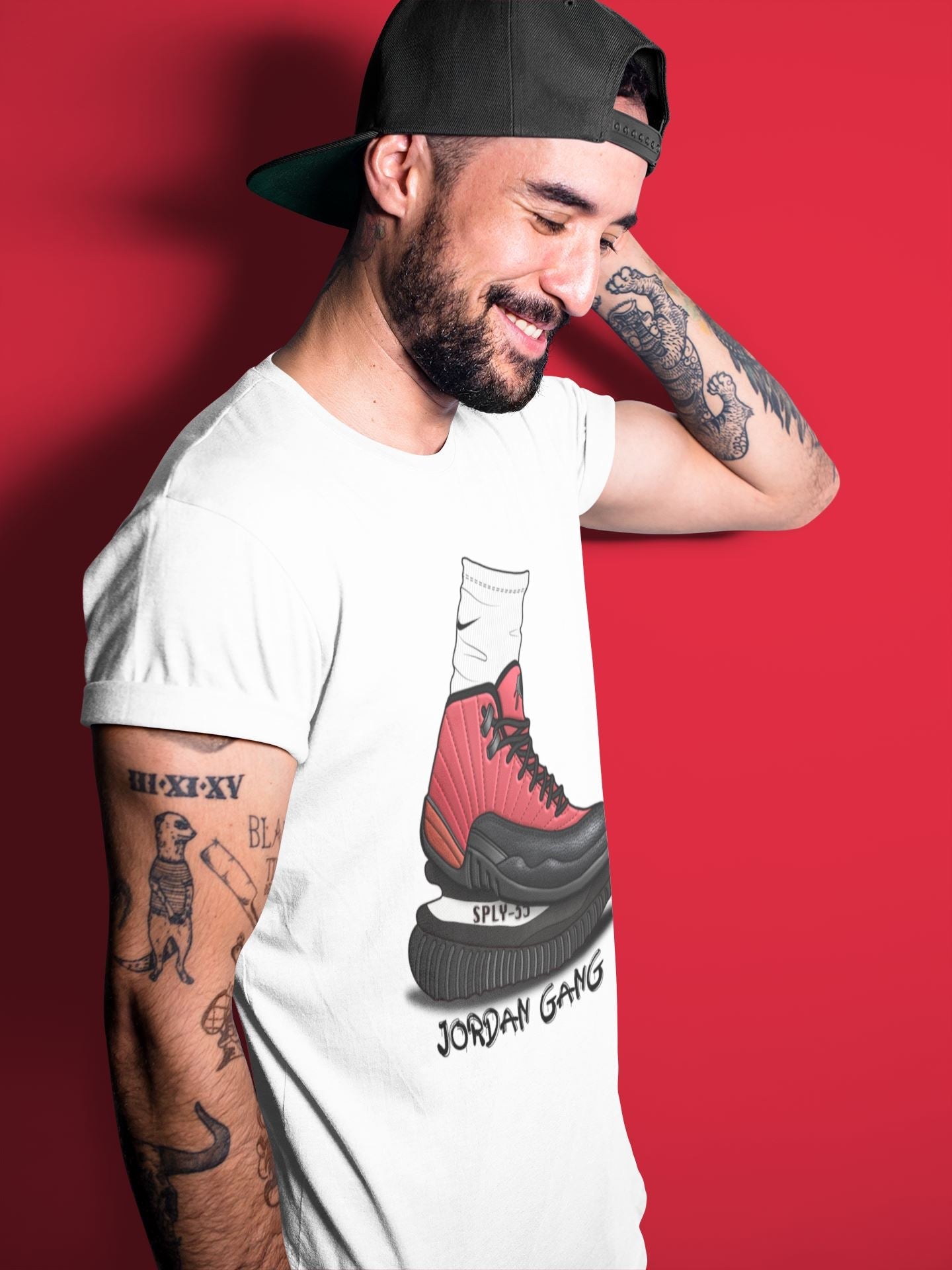 Jordan 12 Reverse Flu Game Sneaker Match Tees Jordan Gang Sneaker Tees Jordan 12 Reverse Flu Game Sneaker Release Tees Unisex Shirts