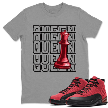 Jordan 12 Reverse Flu Game Sneaker Match Tees Queen Sneaker Tees Jordan 12 Reverse Flu Game Sneaker Release Tees Unisex Shirts
