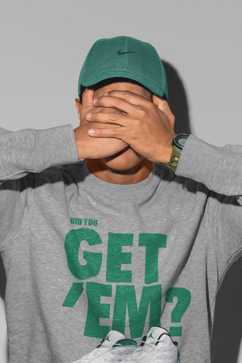 Jordan 13 Lucky Green Sneaker Match Tees Did You Get Em SNRT Sneaker Tees Jordan 13 Lucky Green SNRT Sneaker Release Tees Unisex Shirts