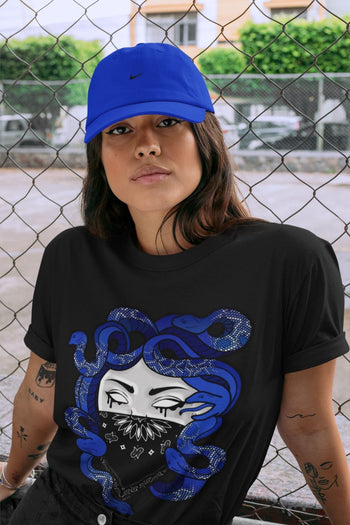 Jordan 13 Hyper Royal Sneaker Match Tees Medusa Sneaker Tees Jordan 13 Hyper Royal Sneaker Release Tees Unisex Shirts