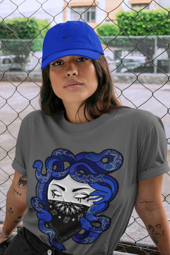 Jordan 13 Hyper Royal Sneaker Match Tees Medusa Sneaker Tees Jordan 13 Hyper Royal Sneaker Release Tees Unisex Shirts