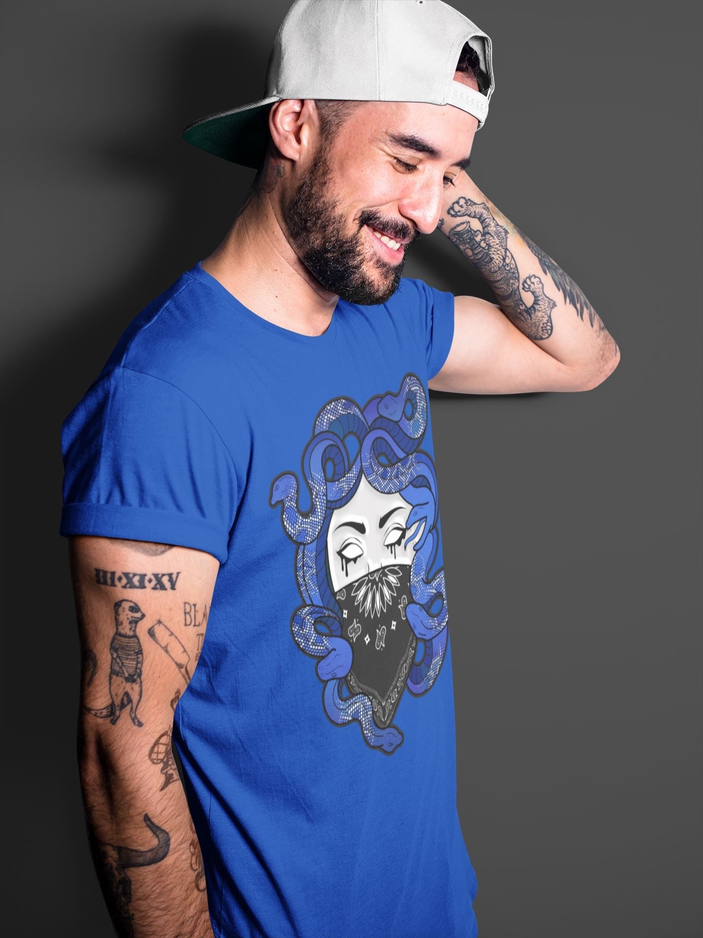 Jordan 13 Hyper Royal Sneaker Match Tees Medusa Sneaker Tees Jordan 13 Hyper Royal Sneaker Release Tees Unisex Shirts