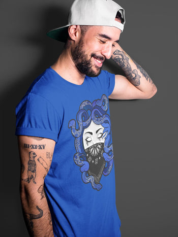 Jordan 13 Hyper Royal Sneaker Match Tees Medusa Sneaker Tees Jordan 13 Hyper Royal Sneaker Release Tees Unisex Shirts