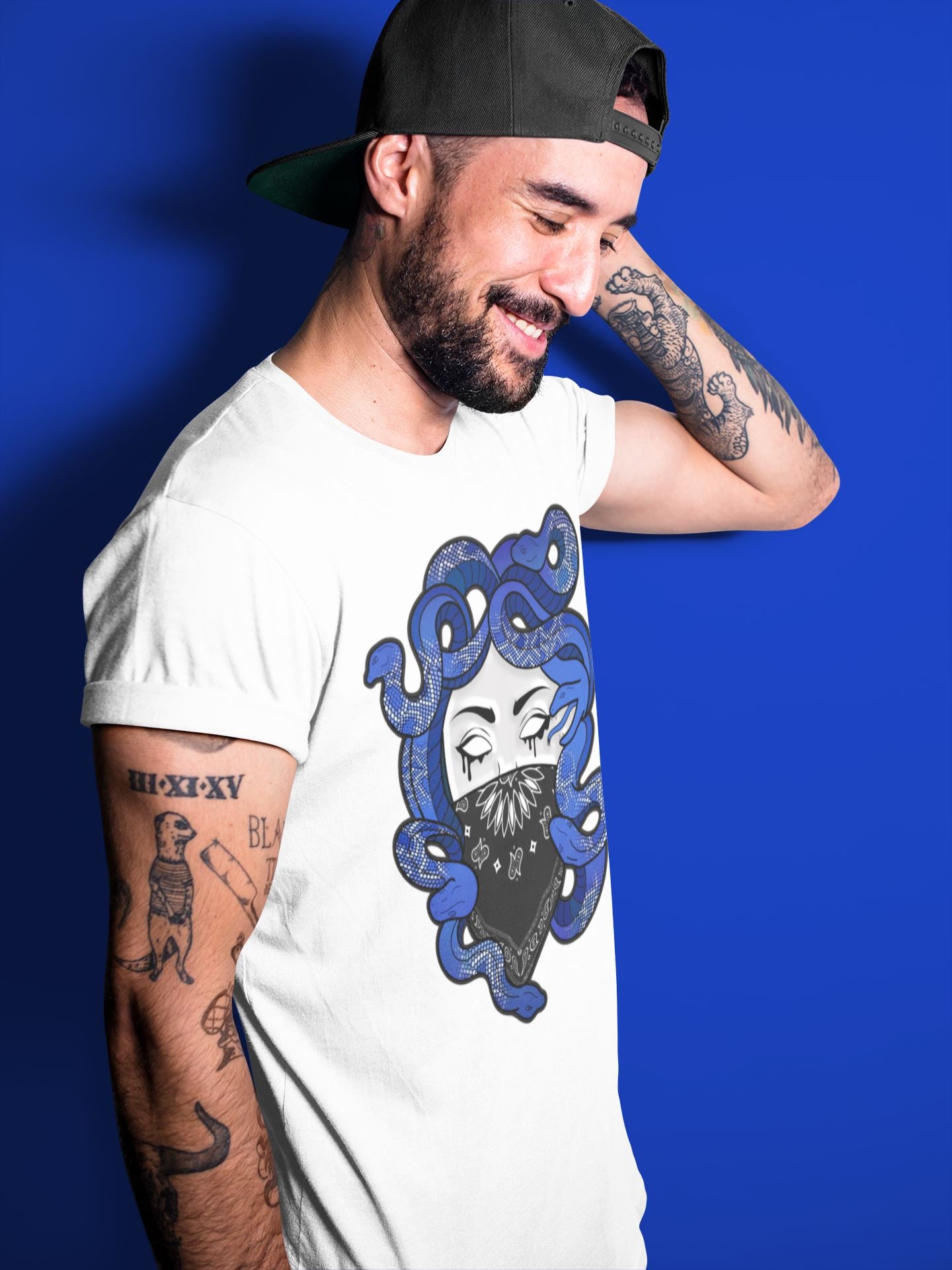 Jordan 13 Hyper Royal Sneaker Match Tees Medusa Sneaker Tees Jordan 13 Hyper Royal Sneaker Release Tees Unisex Shirts