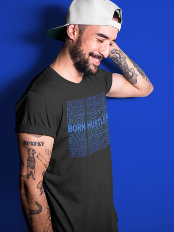 Jordan 13 Hyper Royal Sneaker Match Tees Born Hustler Sneaker Tees Jordan 13 Hyper Royal Sneaker Release Tees Unisex Shirts