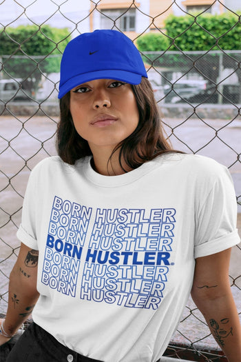 Jordan 13 Hyper Royal Sneaker Match Tees Born Hustler Sneaker Tees Jordan 13 Hyper Royal Sneaker Release Tees Unisex Shirts