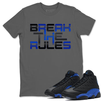 Jordan 13 Hyper Royal Sneaker Match Tees Break The Rules Sneaker Tees Jordan 13 Hyper Royal Sneaker Release Tees Unisex Shirts