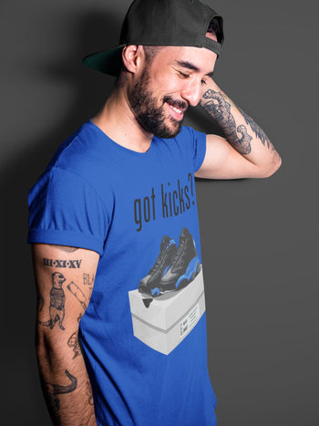 Jordan 13 Hyper Royal Sneaker Match Tees Got Kicks Sneaker Tees Jordan 13 Hyper Royal Sneaker Release Tees Unisex Shirts