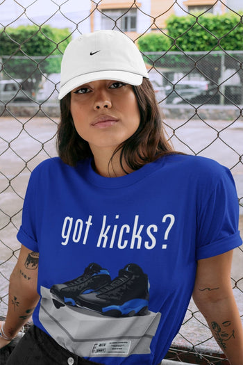 Jordan 13 Hyper Royal Sneaker Match Tees Got Kicks Sneaker Tees Jordan 13 Hyper Royal Sneaker Release Tees Unisex Shirts