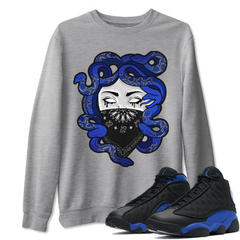 Jordan 13 Hyper Royal Sneaker Match Tees Medusa Sneaker Tees Jordan 13 Hyper Royal Sneaker Release Tees Unisex Shirts