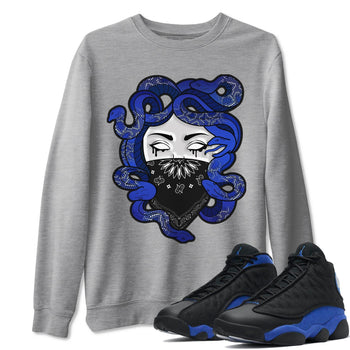 Jordan 13 Hyper Royal Sneaker Match Tees Medusa Sneaker Tees Jordan 13 Hyper Royal Sneaker Release Tees Unisex Shirts