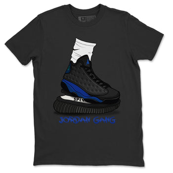 Jordan 13 Hyper Royal Sneaker Match Tees Jordan Gang Sneaker Tees Jordan 13 Hyper Royal Sneaker Release Tees Unisex Shirts