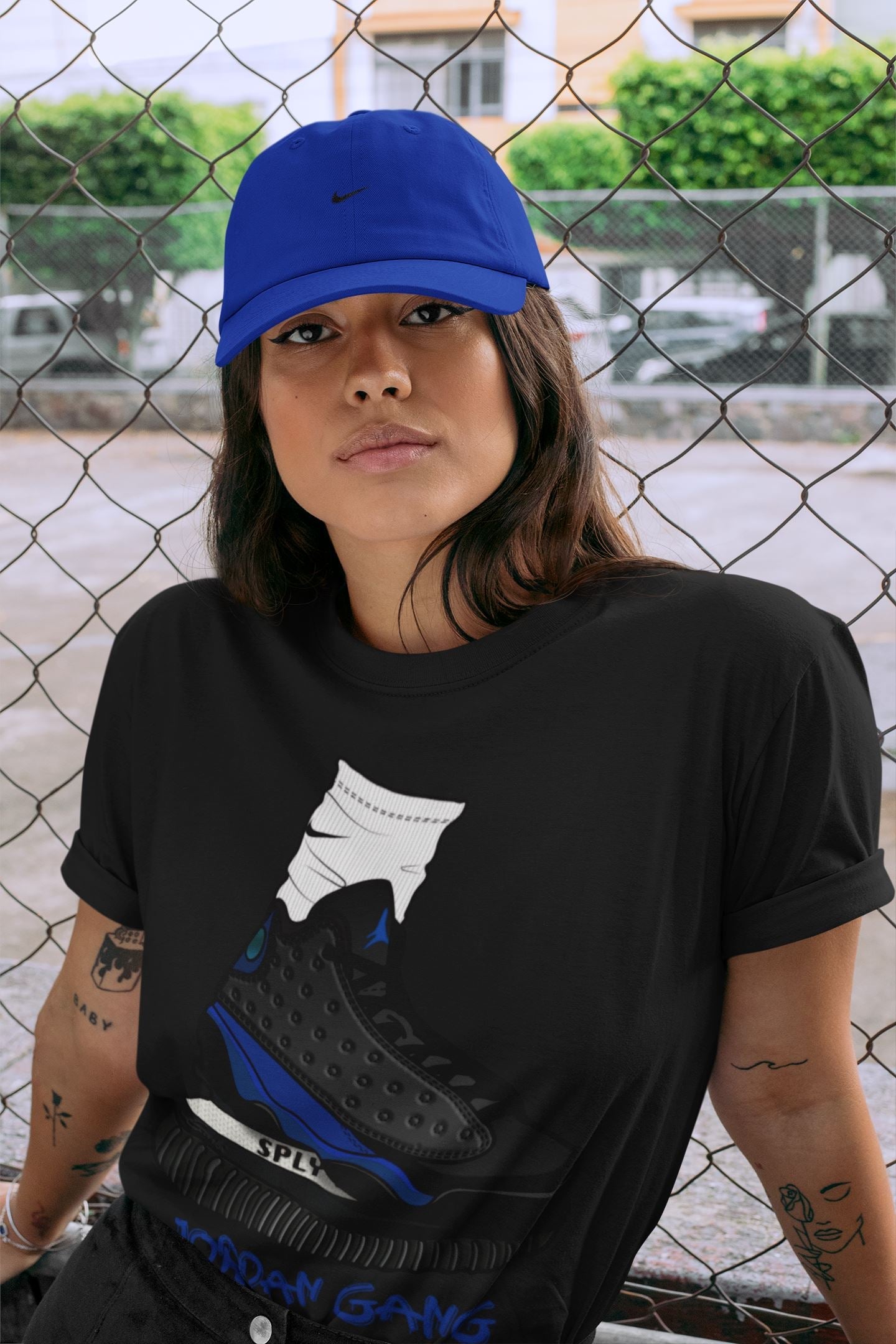 Jordan 13 Hyper Royal Sneaker Match Tees Jordan Gang Sneaker Tees Jordan 13 Hyper Royal Sneaker Release Tees Unisex Shirts