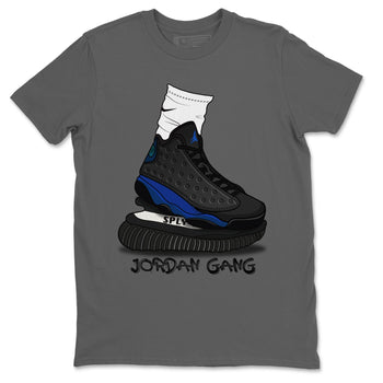 Jordan 13 Hyper Royal Sneaker Match Tees Jordan Gang Sneaker Tees Jordan 13 Hyper Royal Sneaker Release Tees Unisex Shirts