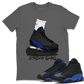 Jordan 13 Hyper Royal Sneaker Match Tees Jordan Gang Sneaker Tees Jordan 13 Hyper Royal Sneaker Release Tees Unisex Shirts
