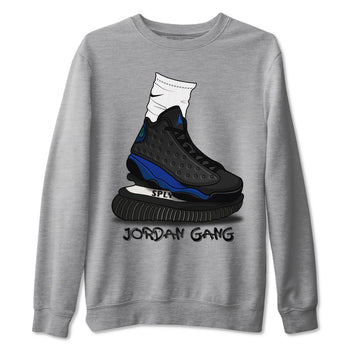 Jordan 13 Hyper Royal Sneaker Match Tees Jordan Gang Sneaker Tees Jordan 13 Hyper Royal Sneaker Release Tees Unisex Shirts