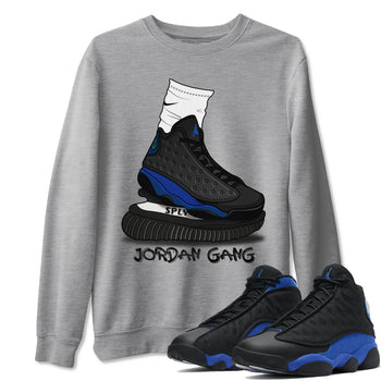Jordan 13 Hyper Royal Sneaker Match Tees Jordan Gang Sneaker Tees Jordan 13 Hyper Royal Sneaker Release Tees Unisex Shirts