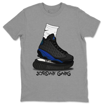Jordan 13 Hyper Royal Sneaker Match Tees Jordan Gang Sneaker Tees Jordan 13 Hyper Royal Sneaker Release Tees Unisex Shirts