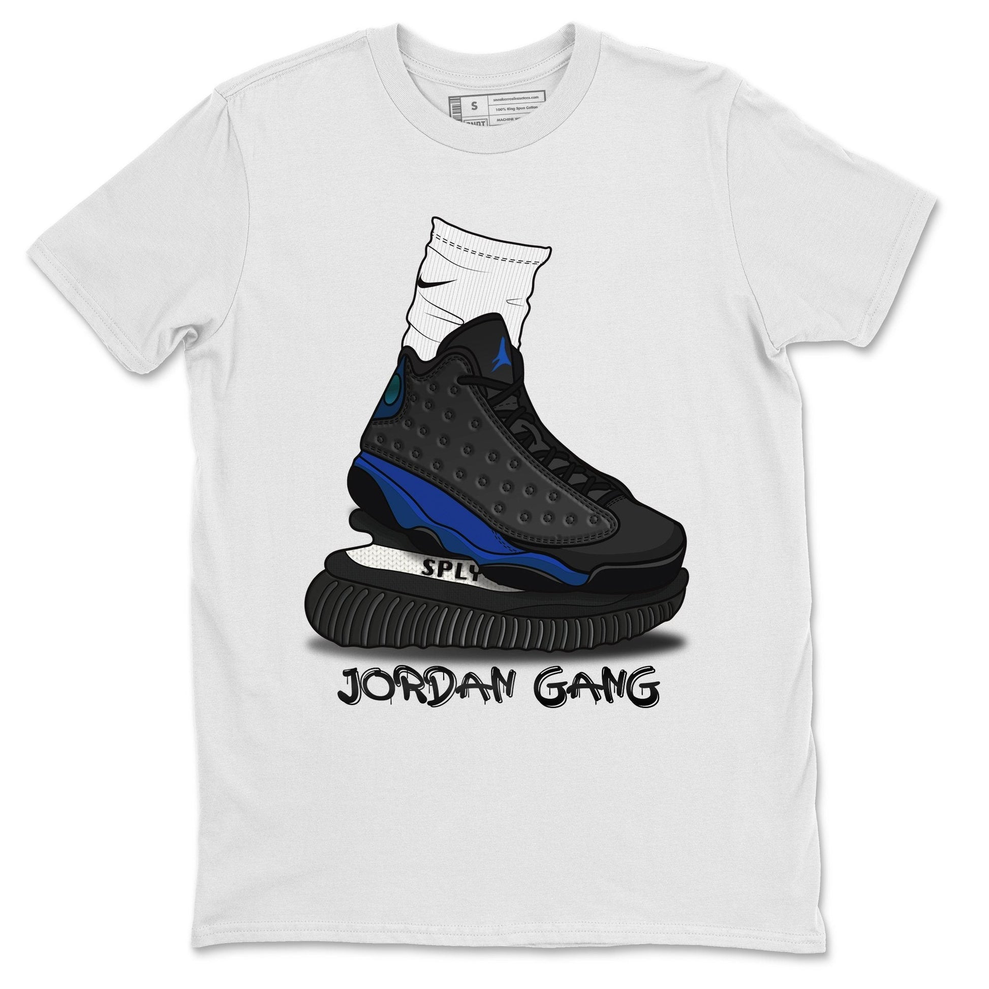 Jordan 13 Hyper Royal Sneaker Match Tees Jordan Gang Sneaker Tees Jordan 13 Hyper Royal Sneaker Release Tees Unisex Shirts