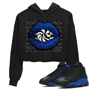 Jordan 13 Hyper Royal Sneaker Match Tees Lips Candy Sneaker Tees Jordan 13 Hyper Royal Sneaker Release Tees Women's Shirts