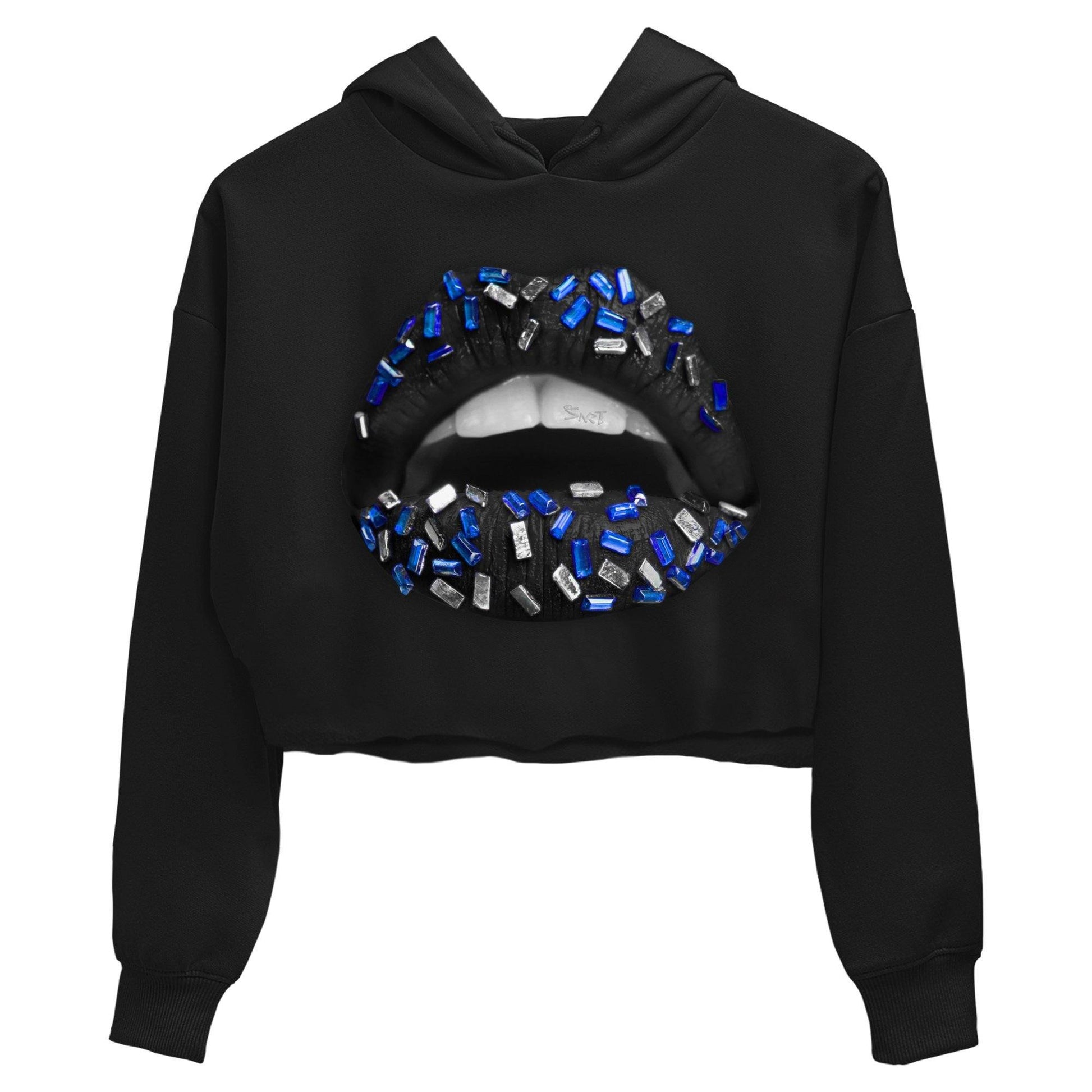 Jordan 13 Hyper Royal Sneaker Match Tees Lips Jewel Sneaker Tees Jordan 13 Hyper Royal Sneaker Release Tees Women's Shirts