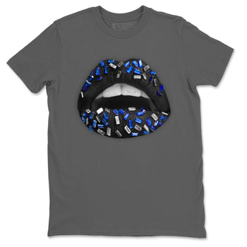Jordan 13 Hyper Royal Sneaker Match Tees Lips Jewel Sneaker Tees Jordan 13 Hyper Royal Sneaker Release Tees Unisex Shirts