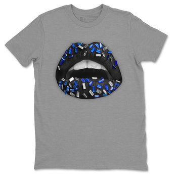 Jordan 13 Hyper Royal Sneaker Match Tees Lips Jewel Sneaker Tees Jordan 13 Hyper Royal Sneaker Release Tees Unisex Shirts