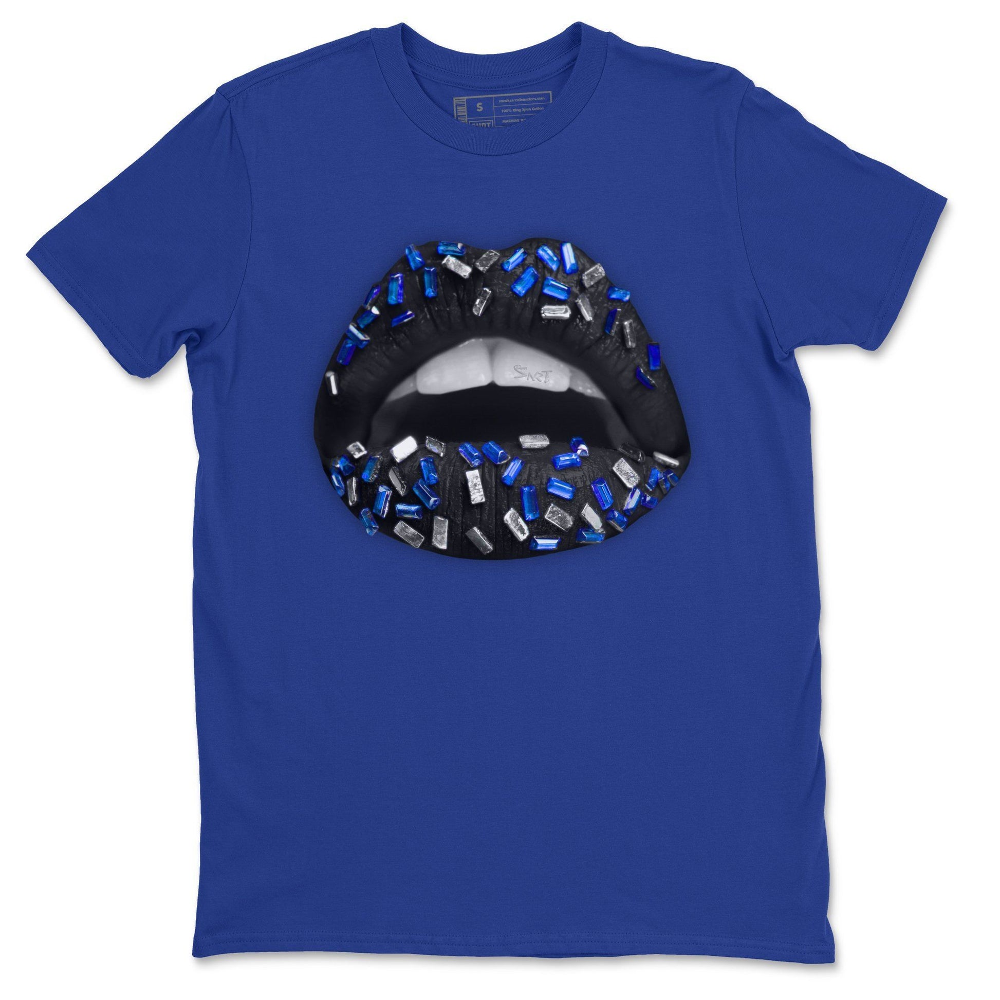 Jordan 13 Hyper Royal Sneaker Match Tees Lips Jewel Sneaker Tees Jordan 13 Hyper Royal Sneaker Release Tees Unisex Shirts