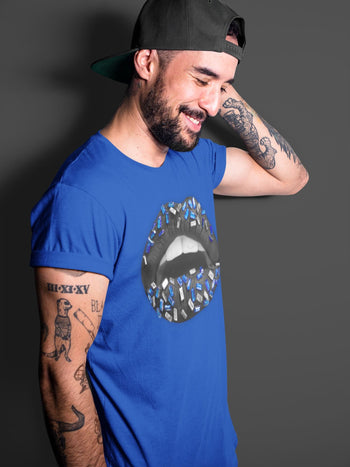 Jordan 13 Hyper Royal Sneaker Match Tees Lips Jewel Sneaker Tees Jordan 13 Hyper Royal Sneaker Release Tees Unisex Shirts