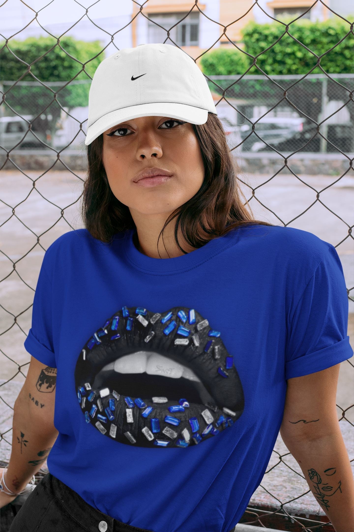 Jordan 13 Hyper Royal Sneaker Match Tees Lips Jewel Sneaker Tees Jordan 13 Hyper Royal Sneaker Release Tees Unisex Shirts
