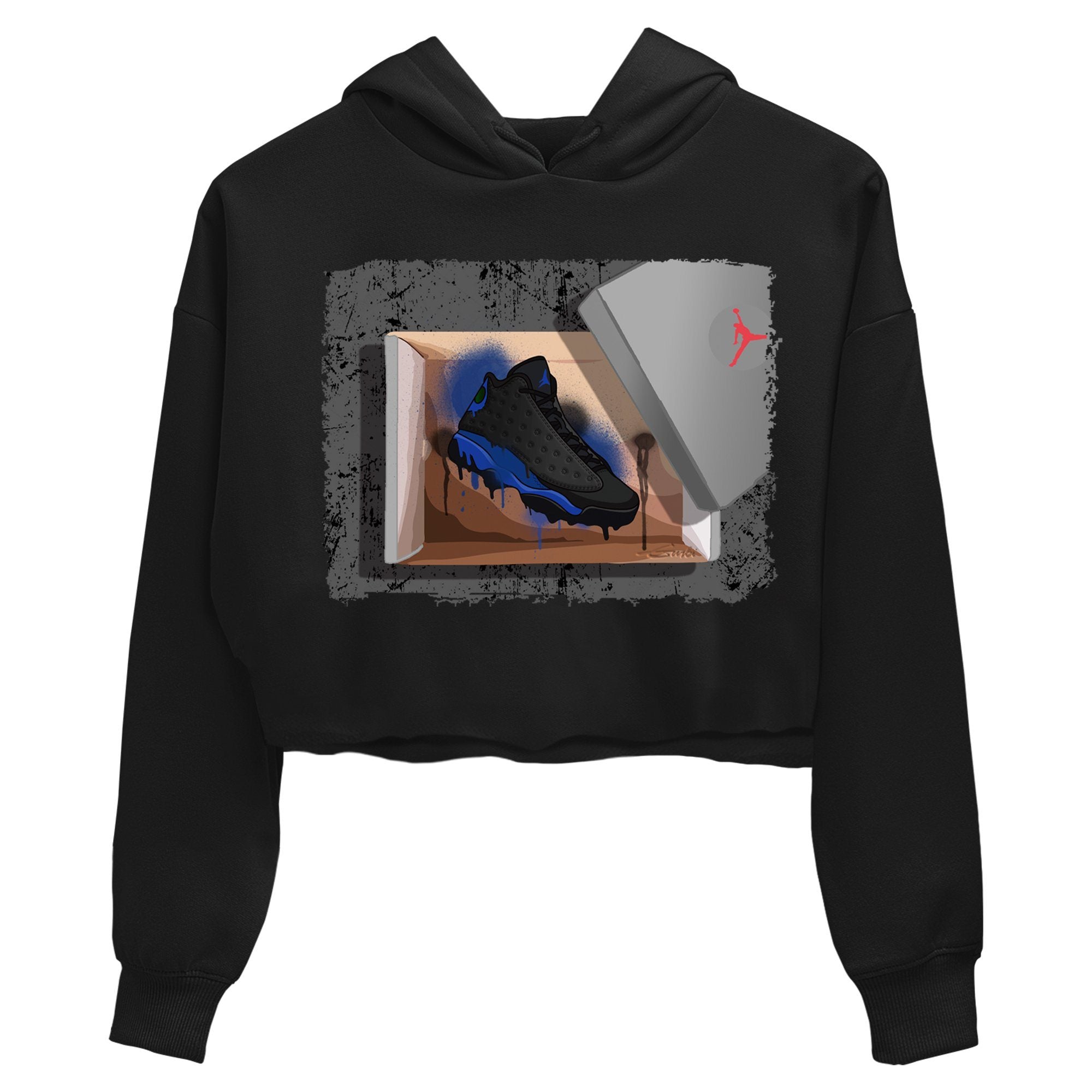 Jordan 13 Hyper Royal Sneaker Match Tees New Kicks Sneaker Tees Jordan 13 Hyper Royal Sneaker Release Tees Women's Shirts