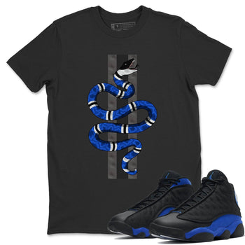 Jordan 13 Hyper Royal Sneaker Match Tees Snake Sneaker Tees Jordan 13 Hyper Royal Sneaker Release Tees Unisex Shirts