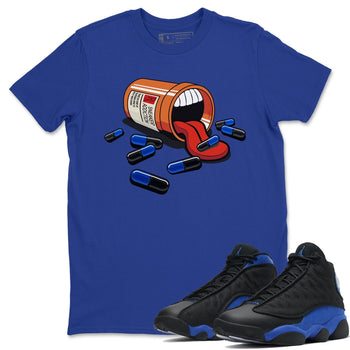 Jordan 13 Hyper Royal Sneaker Match Tees Sneaker Addiction Sneaker Tees Jordan 13 Hyper Royal Sneaker Release Tees Unisex Shirts