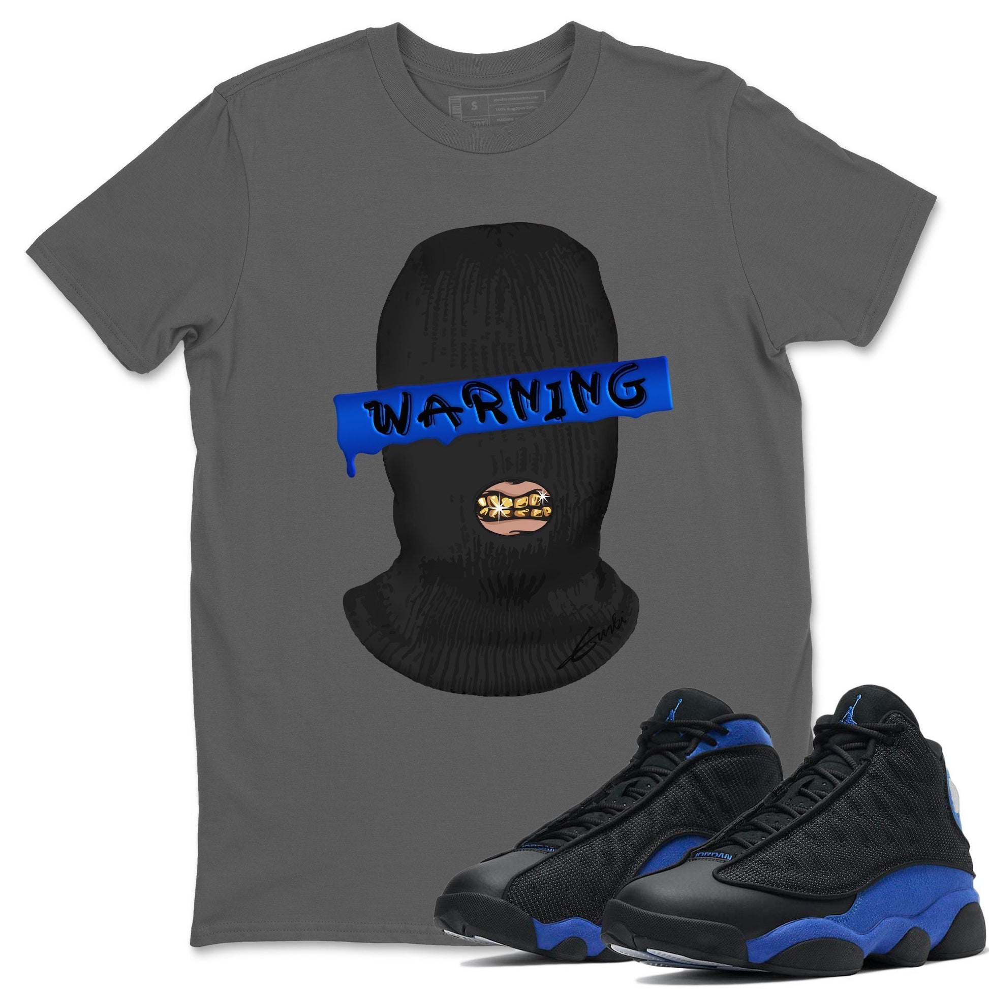 Jordan 13 Hyper Royal Sneaker Match Tees Warning Sneaker Tees Jordan 13 Hyper Royal Sneaker Release Tees Unisex Shirts
