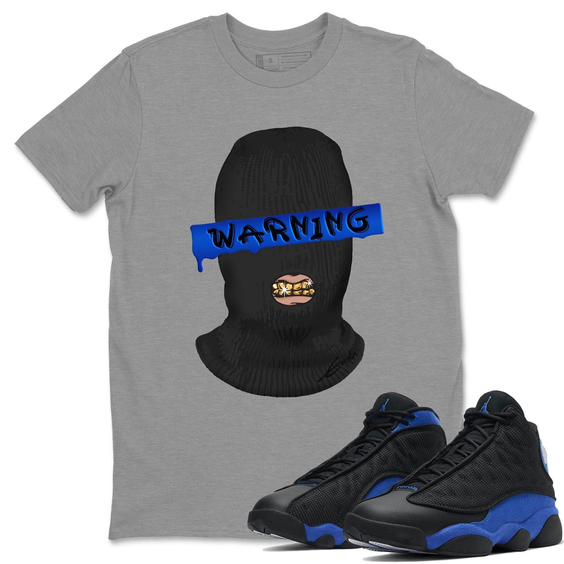 Jordan 13 Hyper Royal Sneaker Match Tees Warning Sneaker Tees Jordan 13 Hyper Royal Sneaker Release Tees Unisex Shirts