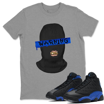 Jordan 13 Hyper Royal Sneaker Match Tees Warning Sneaker Tees Jordan 13 Hyper Royal Sneaker Release Tees Unisex Shirts