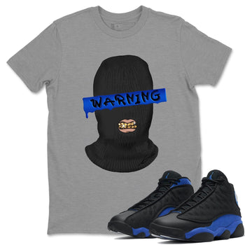 Jordan 13 Hyper Royal Sneaker Match Tees Warning Sneaker Tees Jordan 13 Hyper Royal Sneaker Release Tees Unisex Shirts
