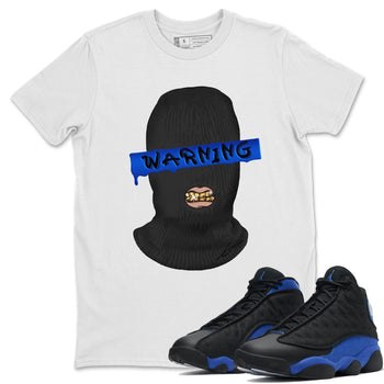 Jordan 13 Hyper Royal Sneaker Match Tees Warning Sneaker Tees Jordan 13 Hyper Royal Sneaker Release Tees Unisex Shirts