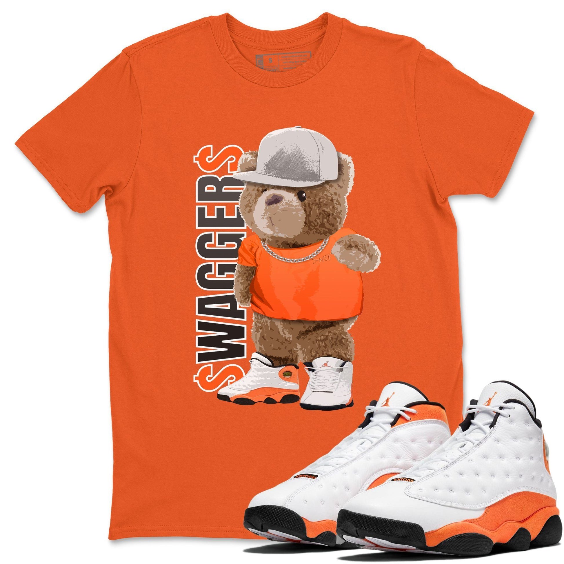 Jordan 13 Starfish Sneaker Match Tees Bear Swaggers Sneaker Tees Jordan 13 Starfish Sneaker Release Tees Unisex Shirts