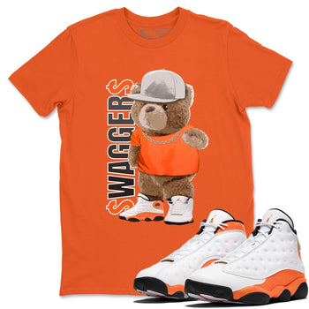 Jordan 13 Starfish Sneaker Match Tees Bear Swaggers Sneaker Tees Jordan 13 Starfish Sneaker Release Tees Unisex Shirts