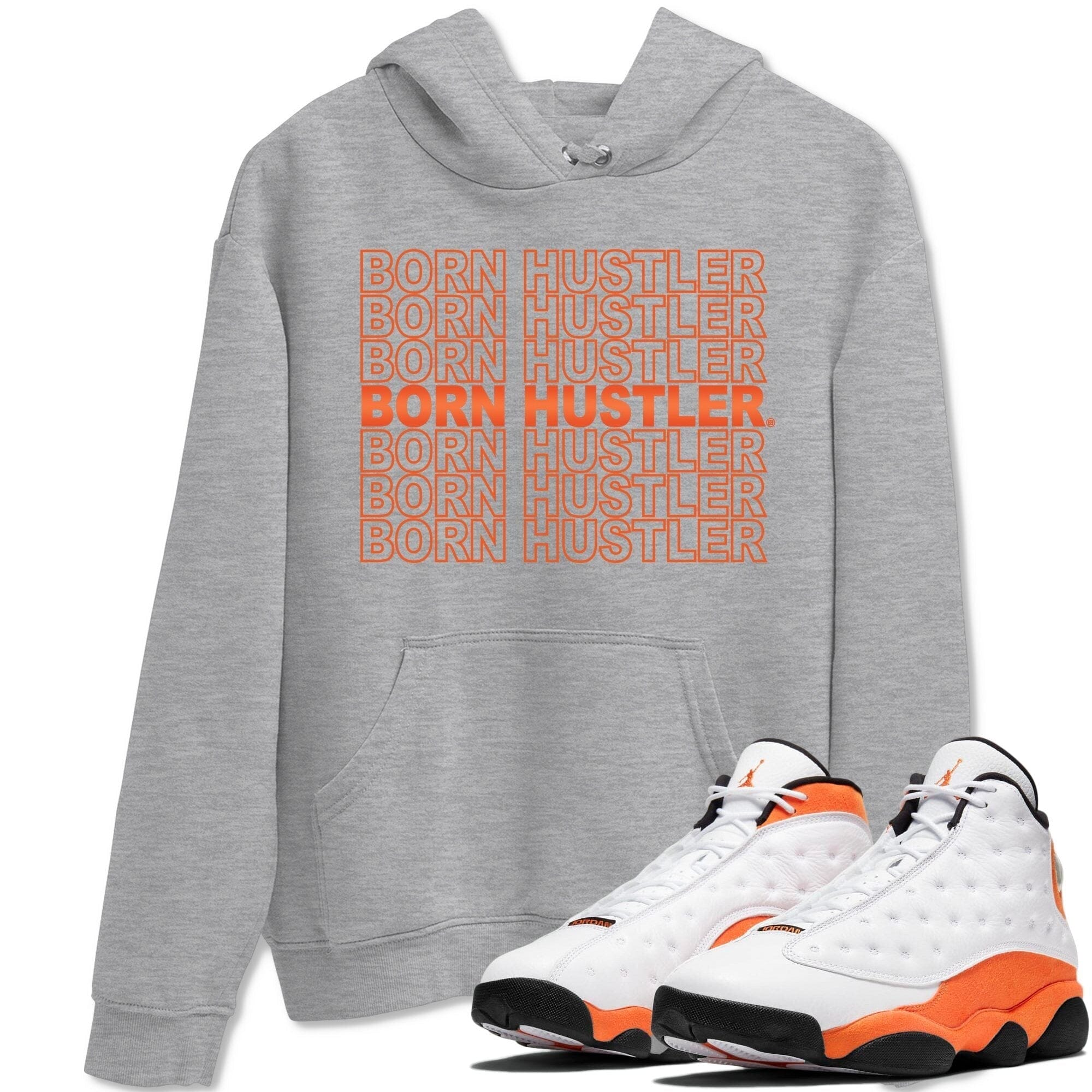 Jordan 13 Starfish Sneaker Match Tees Born Hustler Sneaker Tees Jordan 13 Starfish Sneaker Release Tees Unisex Shirts