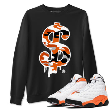 Jordan 13 Starfish Sneaker Match Tees Dollar Camo Sneaker Tees Jordan 13 Starfish Sneaker Release Tees Unisex Shirts