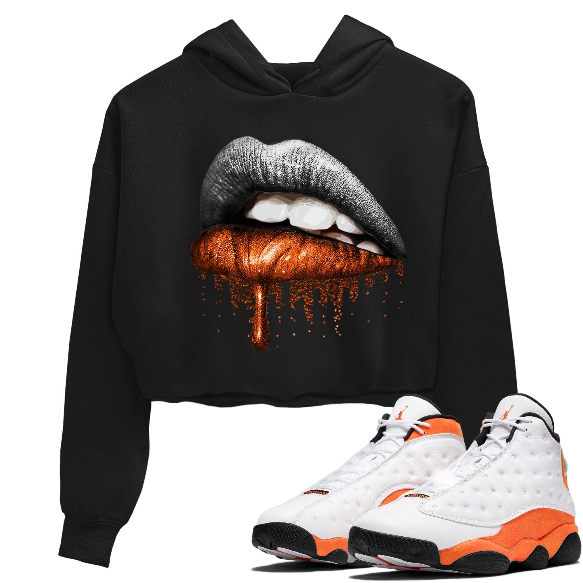 Jordan 13 Starfish Sneaker Match Tees Dripping Lips Sneaker Tees Jordan 13 Starfish Sneaker Release Tees Women's Shirts